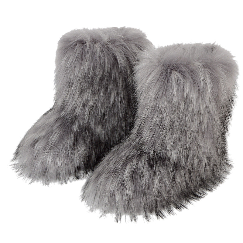 Winter warm long boots