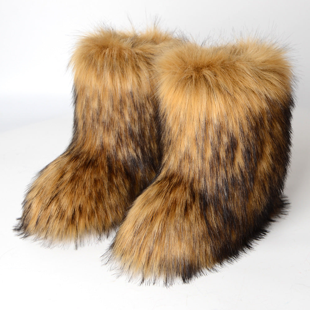 Winter warm long boots