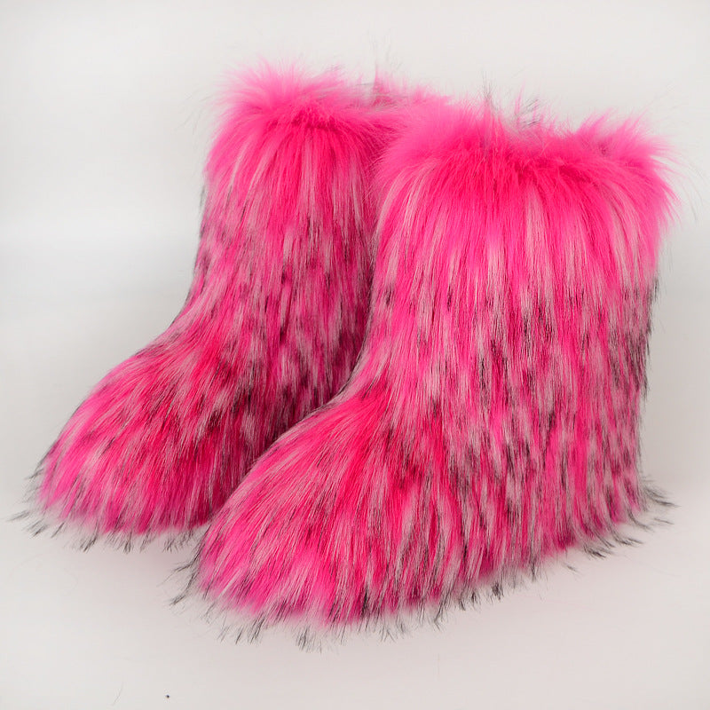 Winter warm long boots