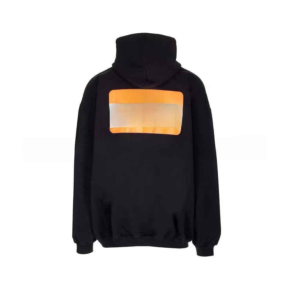 Loose Fit Cotton Hoodie with Zipper