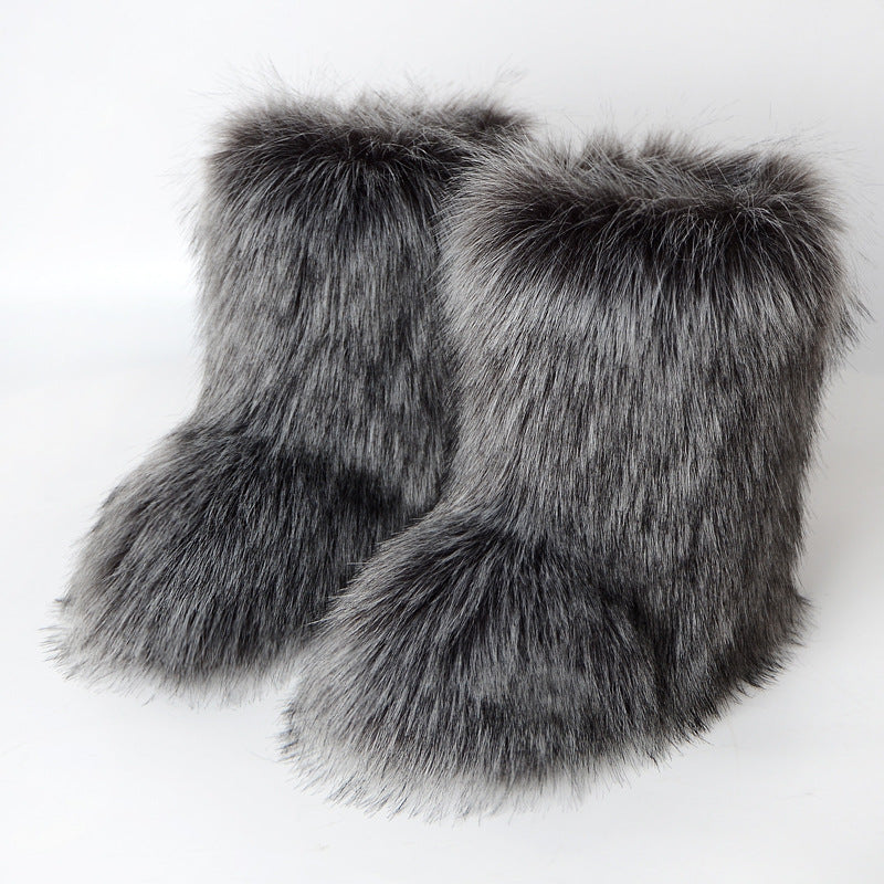 Winter warm long boots