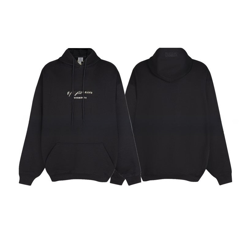 Loose Fit Cotton Hoodie with Zipper