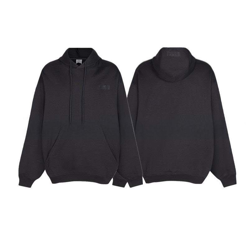 Loose Fit Cotton Hoodie with Zipper
