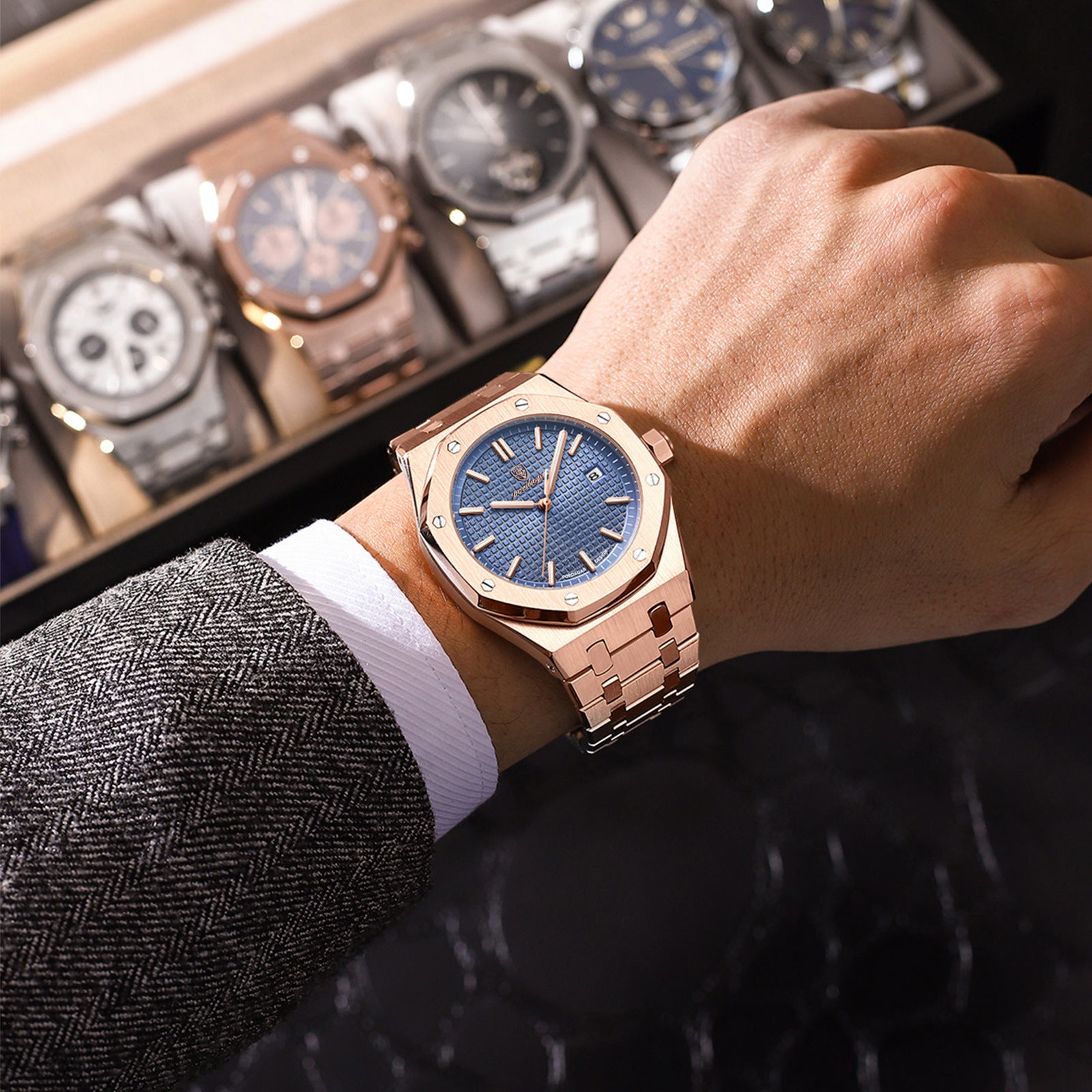 Quartz Watch with Stainless Steel Strap